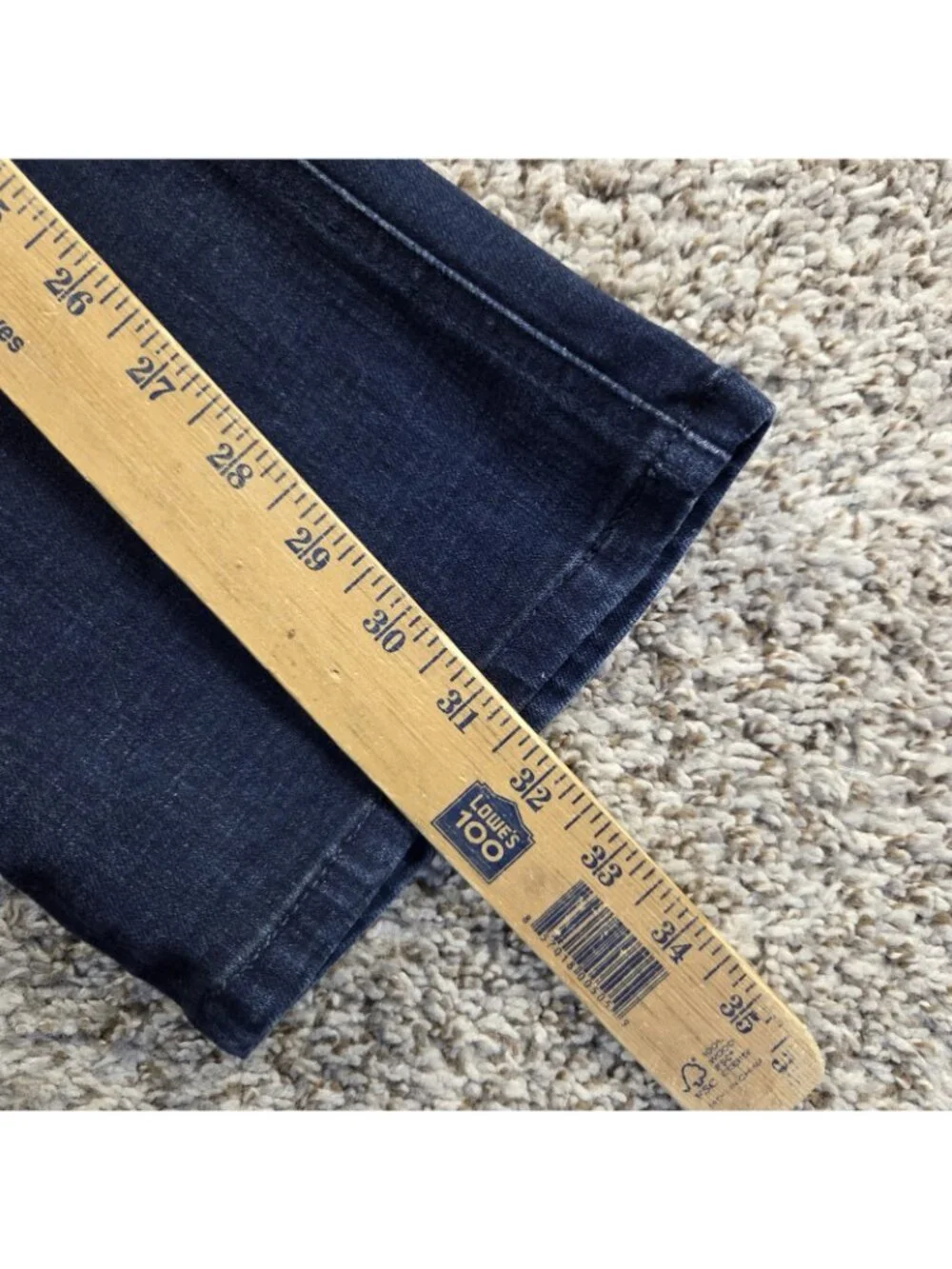 Seven7 Jeans Mens 36x32 Slim Straight Dark Wash Denim